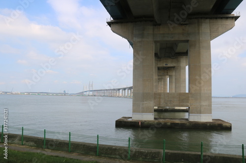 bridge over the river
