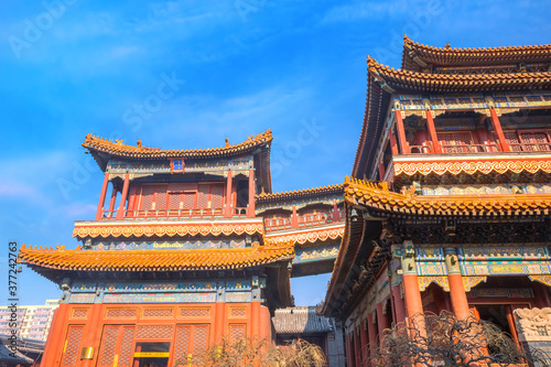 Yonghe Temple - the Palace of Peace and Harmony in Beijing, China