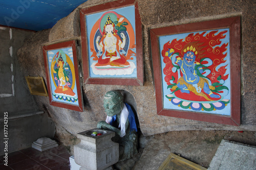 Aryabal Meditation Temple in Gorkhi-Terelj National Park, Mongolia