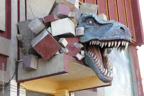 Tyrannosaurus rex dinosaur at Mongolian museum of dinosaurs, Ulaanbaatar, Mongolia
