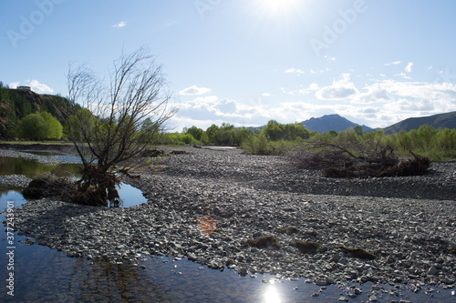 River and nature landscape in Mongolia