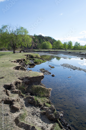 River and nature landscape in Mongolia