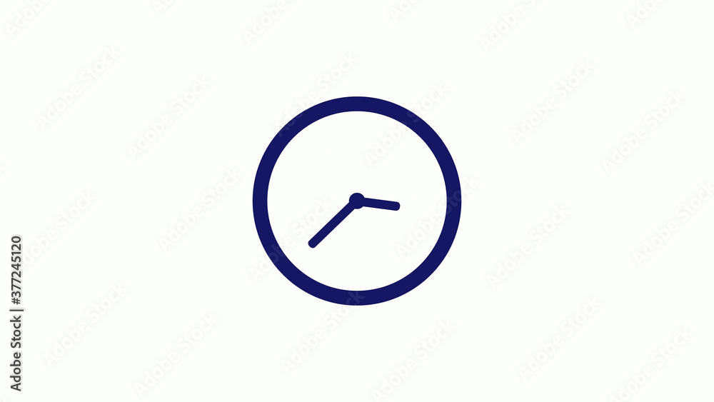 Amazing blue dark 12 hours counting down clock icon on white background,clock icon Amazing blue dark 12 hours counting down clock icon on white background,clock icon
