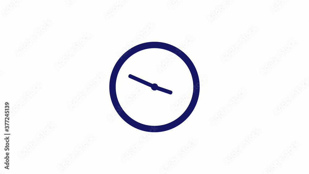 Amazing blue dark 12 hours counting down clock icon on white background,clock icon Amazing blue dark 12 hours counting down clock icon on white background,clock icon