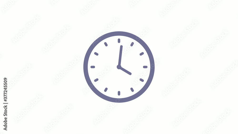 Amazing circle blue gray counting down clock icon on white background,clock icon Amazing circle blue gray counting down clock icon on white background,clock icon