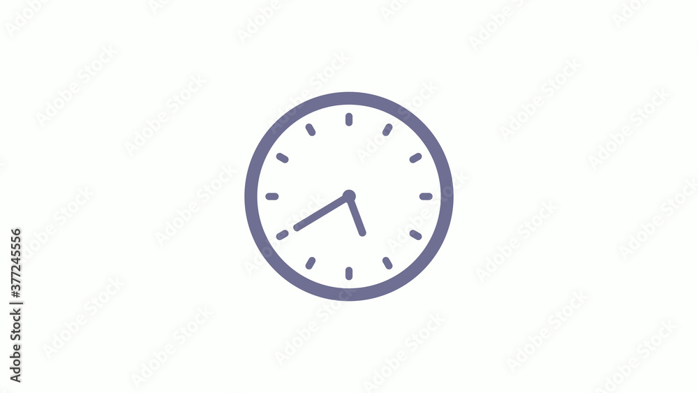 Amazing circle blue gray counting down clock icon on white background,clock icon Amazing circle blue gray counting down clock icon on white background,clock icon
