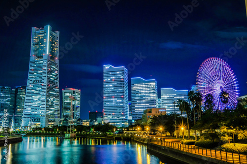 万国橋からの横浜みなとみらいの夜景