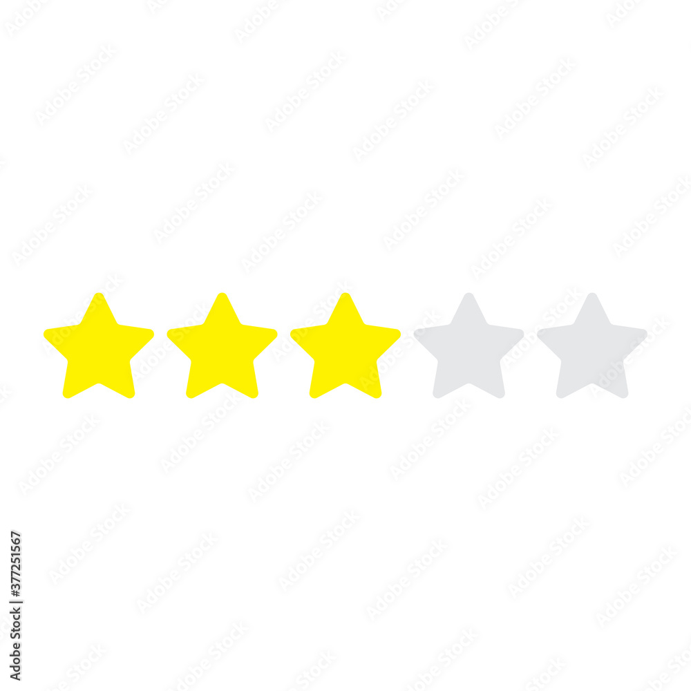 three stars review icon three stars review icon