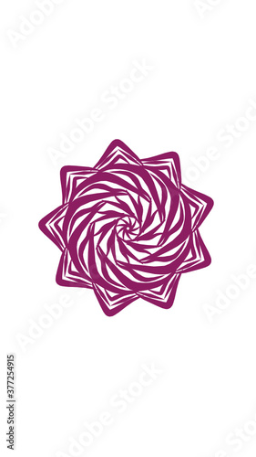 flower mandala  this design is very suitable for wall decorations  symbols and others