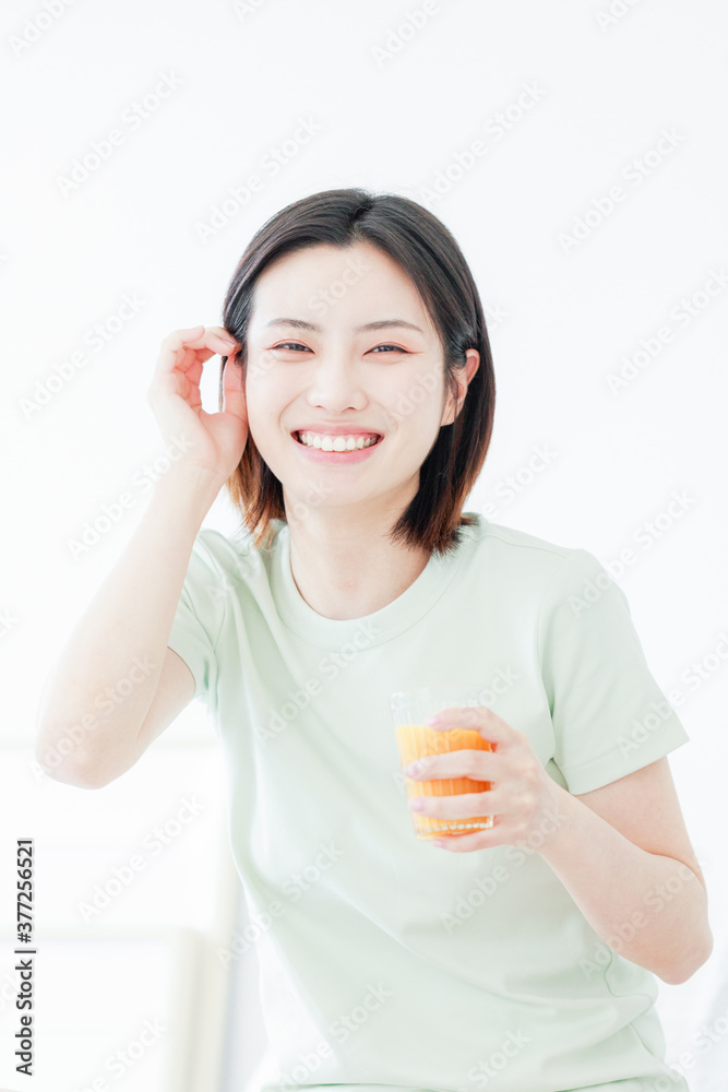 Healthy lifestyle of Asian women Healthy lifestyle of Asian women