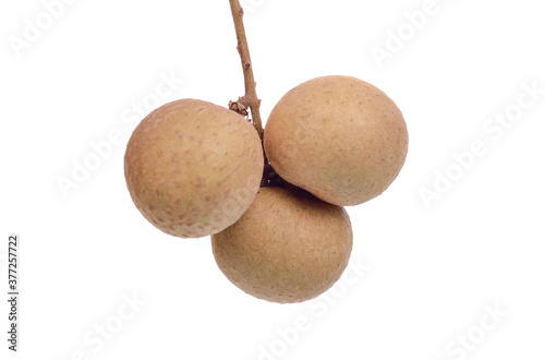 longan isolated on white background