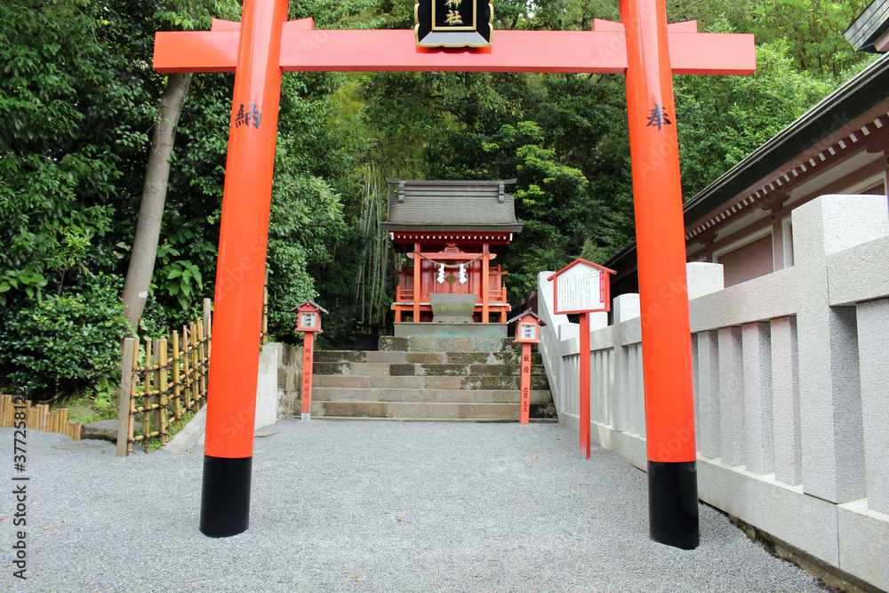 The architecture around Terukuni Jinja Shrine in Kagoshima The architecture around Terukuni Jinja Shrine in Kagoshima