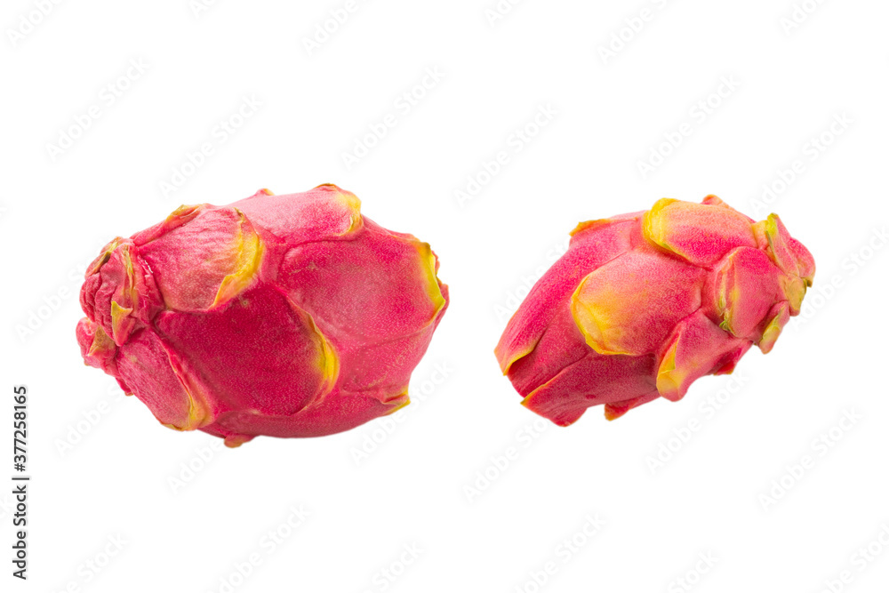 Sweet tasty dragon fruit or pitaya isolated on white Sweet tasty dragon fruit or pitaya isolated on white