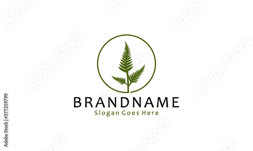 green leaf logo