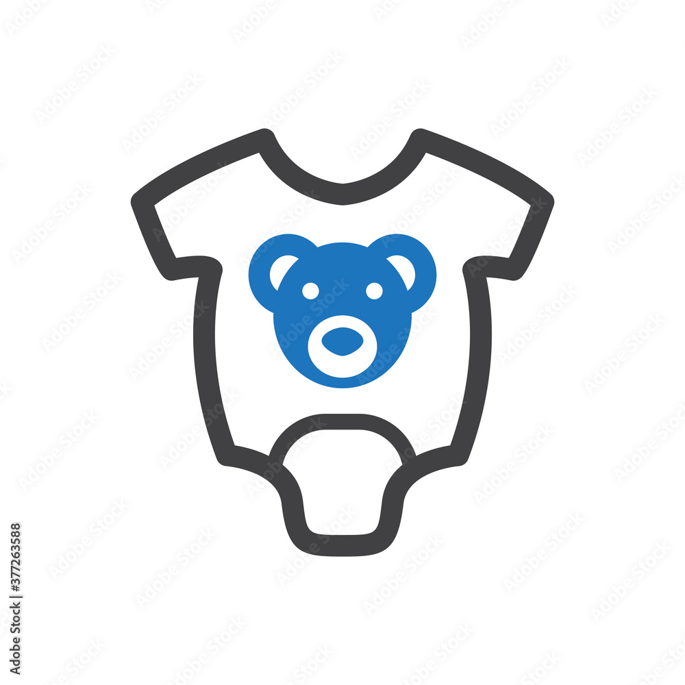 Fototapeta premium Baby romper icon