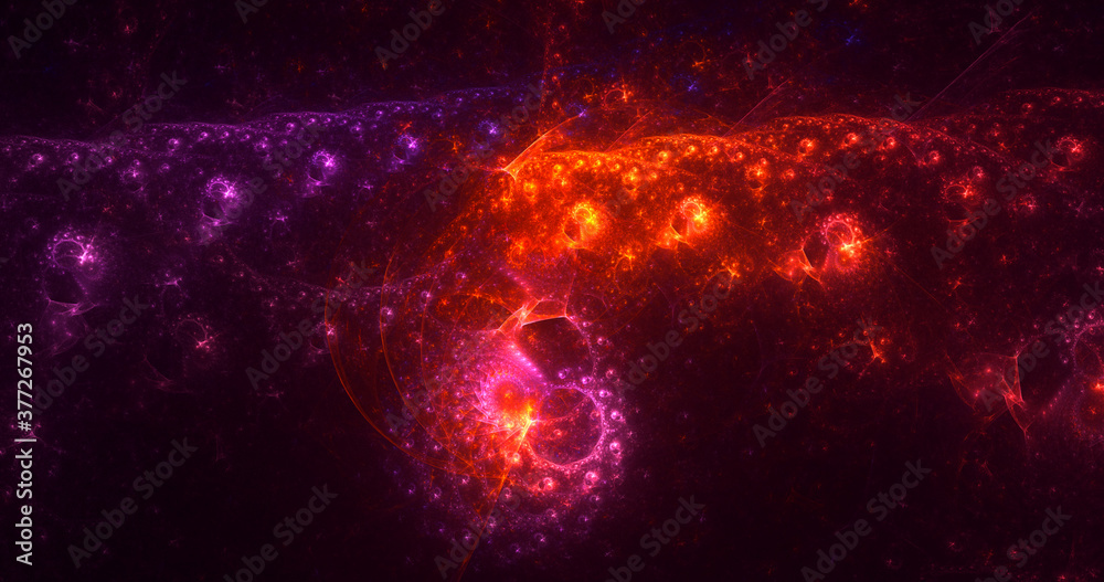 3D rendering abstract multicolor fractal light background 3D rendering abstract multicolor fractal light background
