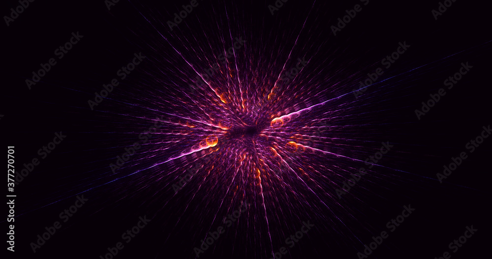3D rendering abstract multicolor fractal light background 3D rendering abstract multicolor fractal light background