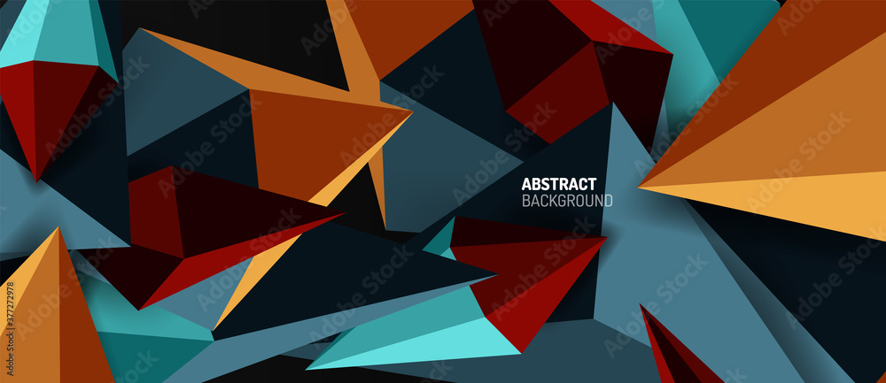 3d low poly abstract shape background vector illustration 3d low poly abstract shape background vector illustration