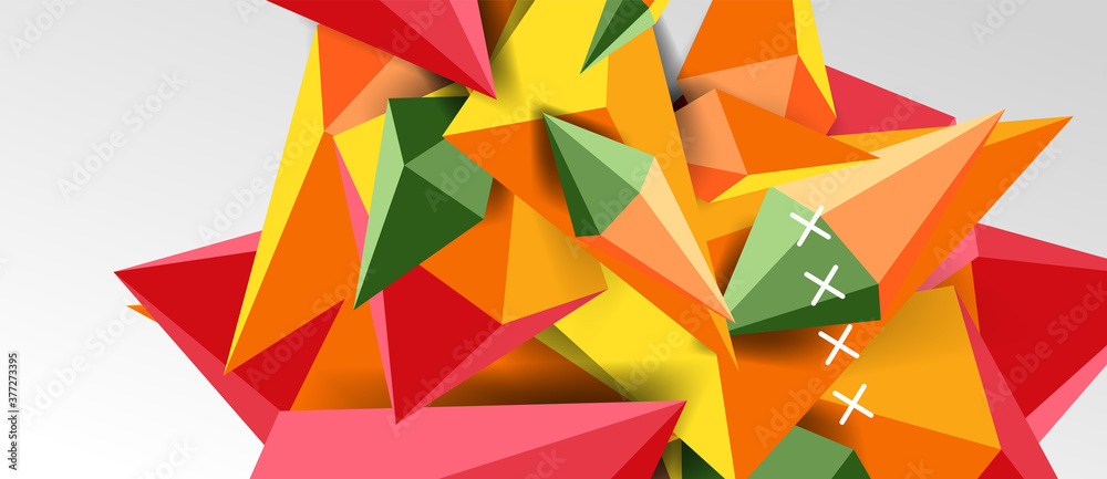 3d low poly abstract shape background vector illustration 3d low poly abstract shape background vector illustration