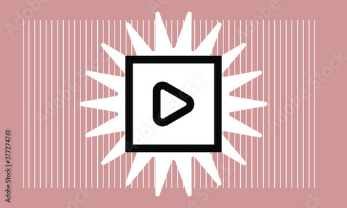 play button icon , vetcor symbol