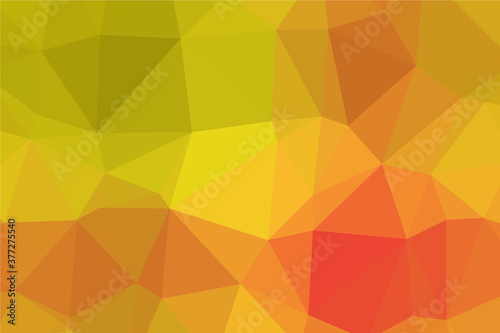 Multicolor polygon pattern. Low poly design 