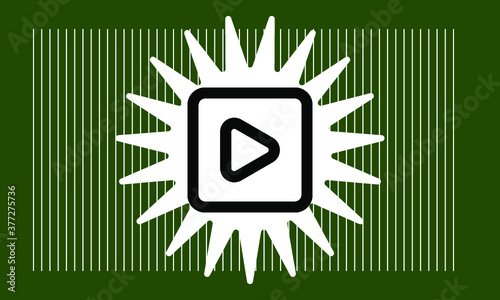 play button icon , vetcor symbol