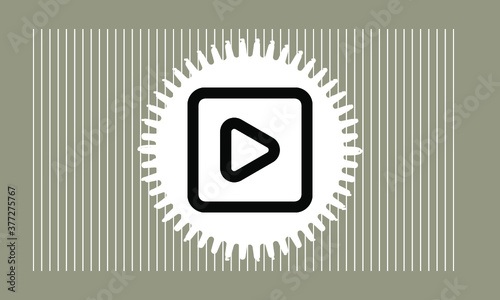 play button icon , vetcor symbol