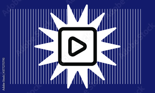 play button icon , vetcor symbol