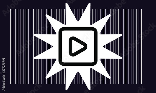 play button icon , vetcor symbol