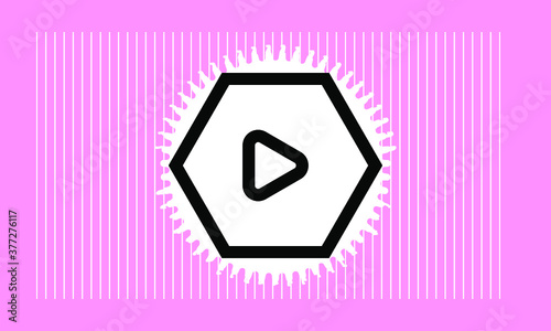 play button icon , vetcor symbol