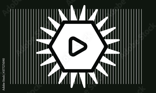 play button icon , vetcor symbol