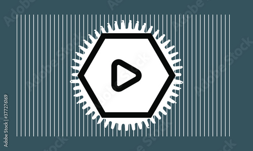 play button icon , vetcor symbol