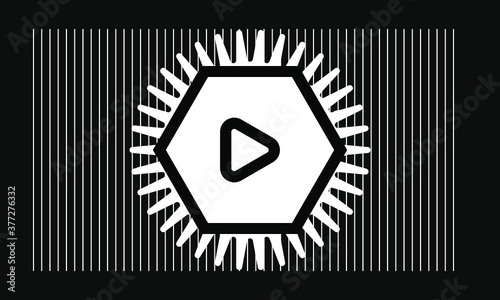 play button icon , vetcor symbol