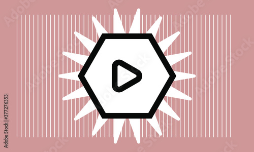 play button icon , vetcor symbol