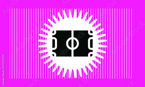 football stadium icon , vetcor symbol