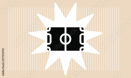 football stadium icon , vetcor symbol