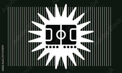 football stadium icon , vetcor symbol