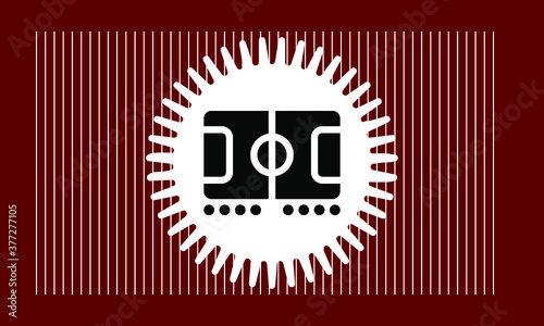 football stadium icon , vetcor symbol