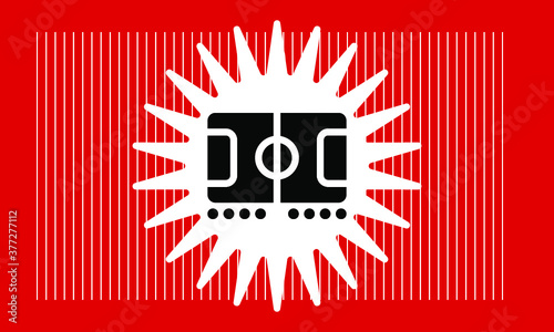football stadium icon , vetcor symbol