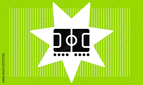 football stadium icon , vetcor symbol