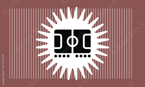football stadium icon , vetcor symbol