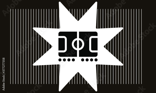 football stadium icon , vetcor symbol