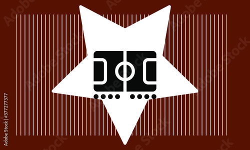 football stadium icon , vetcor symbol