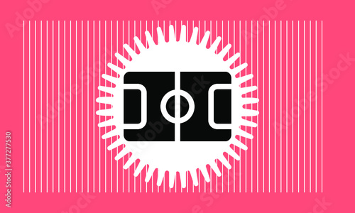 football stadium icon , vetcor symbol