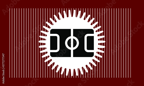 football stadium icon , vetcor symbol