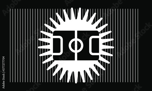 football stadium icon , vetcor symbol