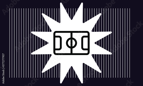 football stadium icon , vetcor symbol
