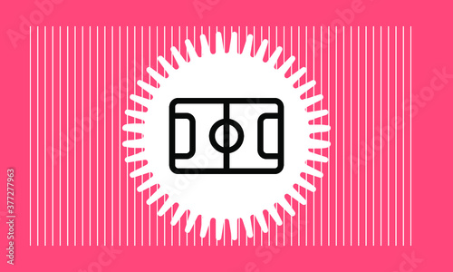 football stadium icon , vetcor symbol