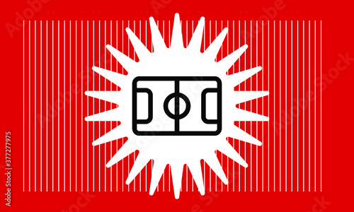 football stadium icon , vetcor symbol