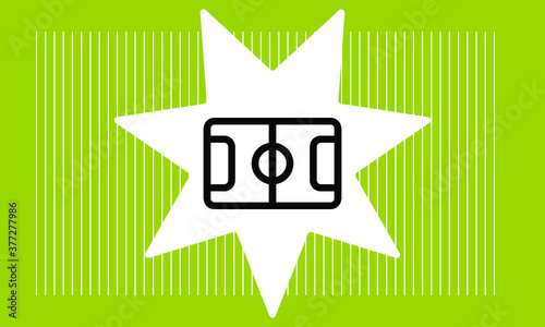 football stadium icon , vetcor symbol